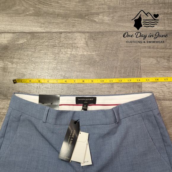 Banana Republic Mid Rise Trouser Pants Size 6 - Picture 3 of 6
